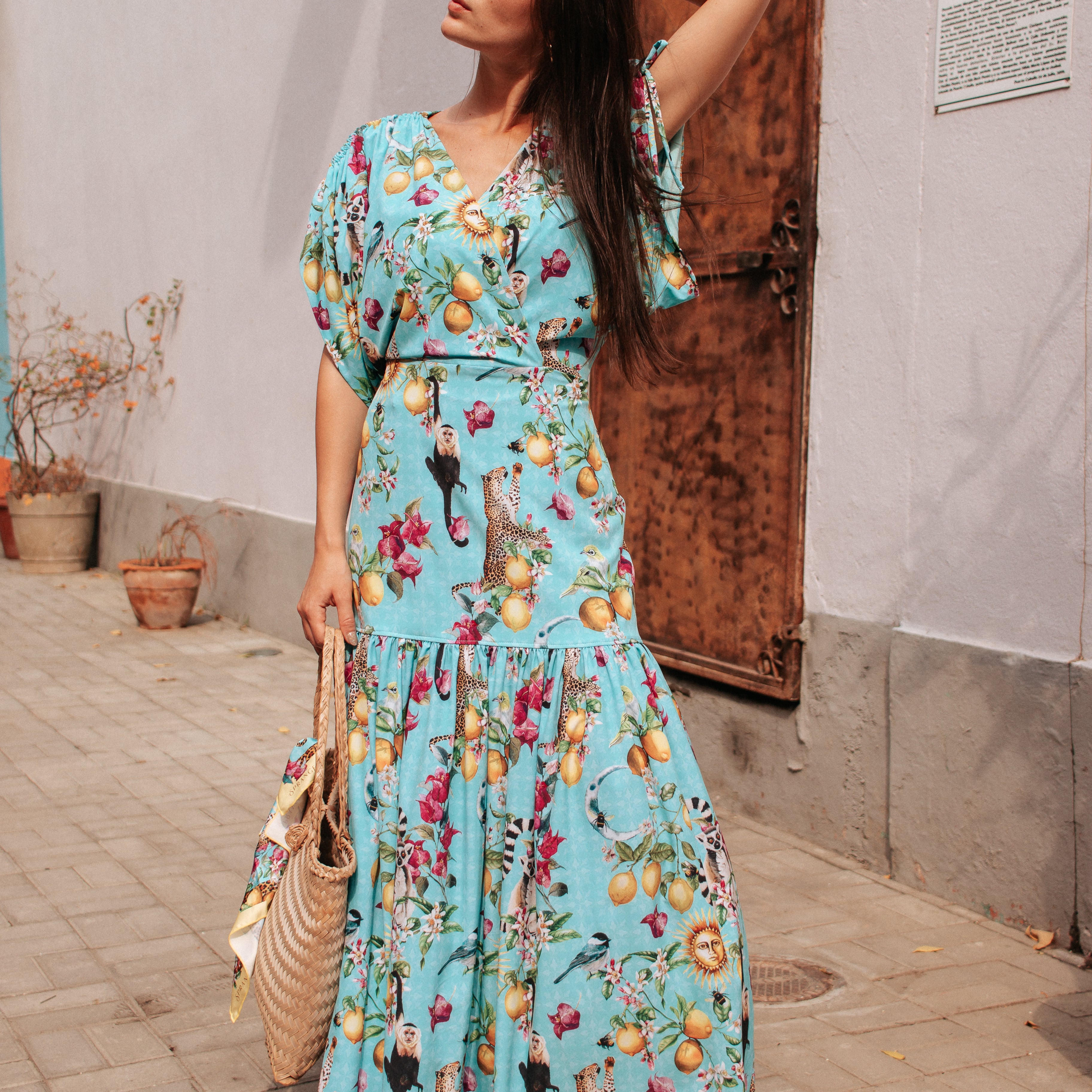 VESTIDO ESTAMPADO SALVAJE