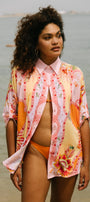 Camisa Fiora Paisley Resort