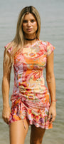 Vestido Fiora Paisley Mesh