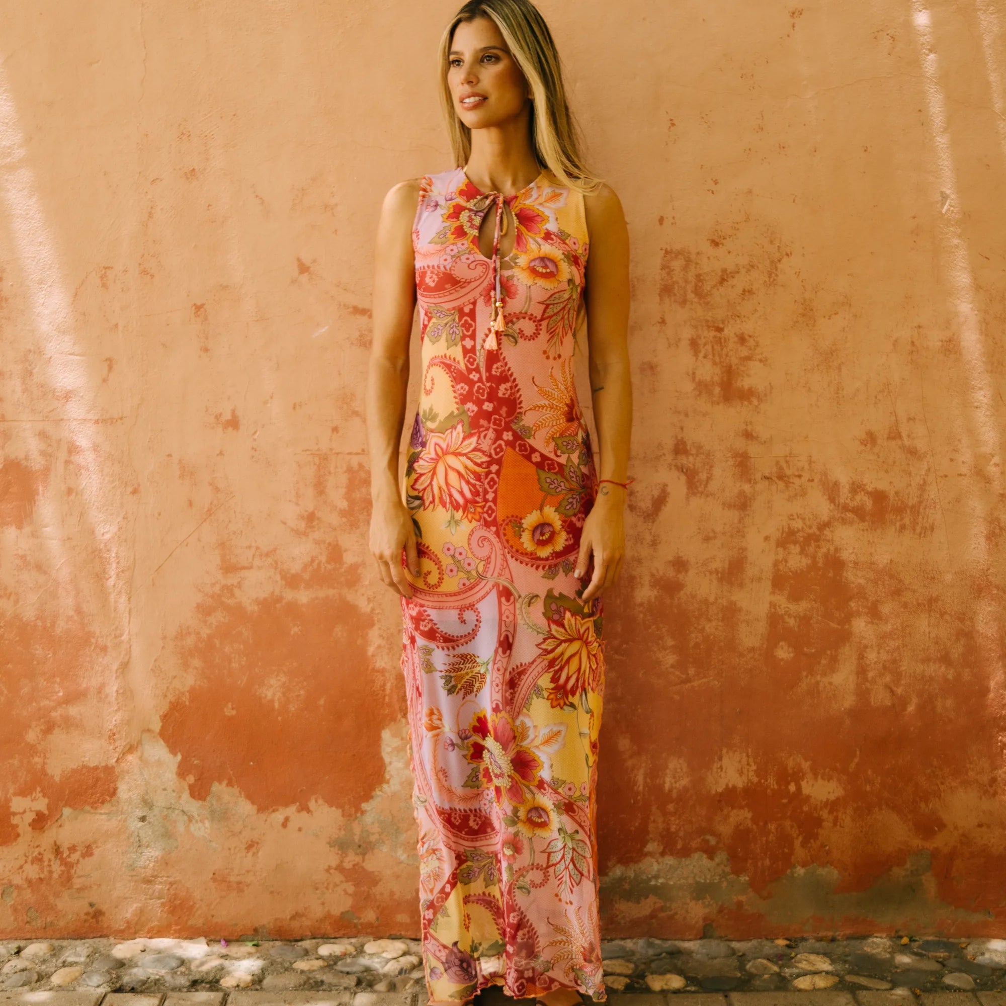 Maxi Vestido Fiora Paisley