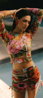 Camiseta mesh, Falda ajustable mesh