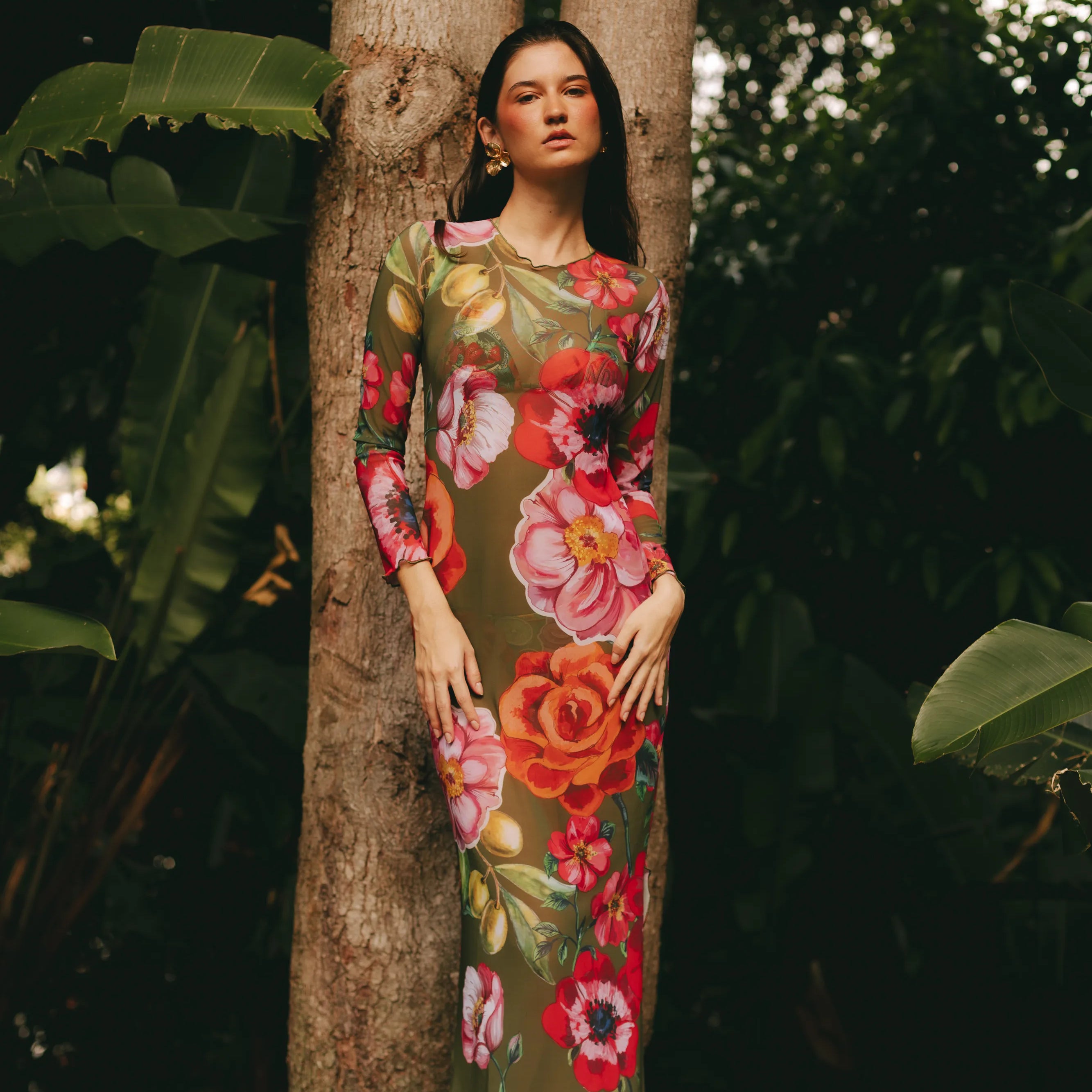 Vestido largo - mesh