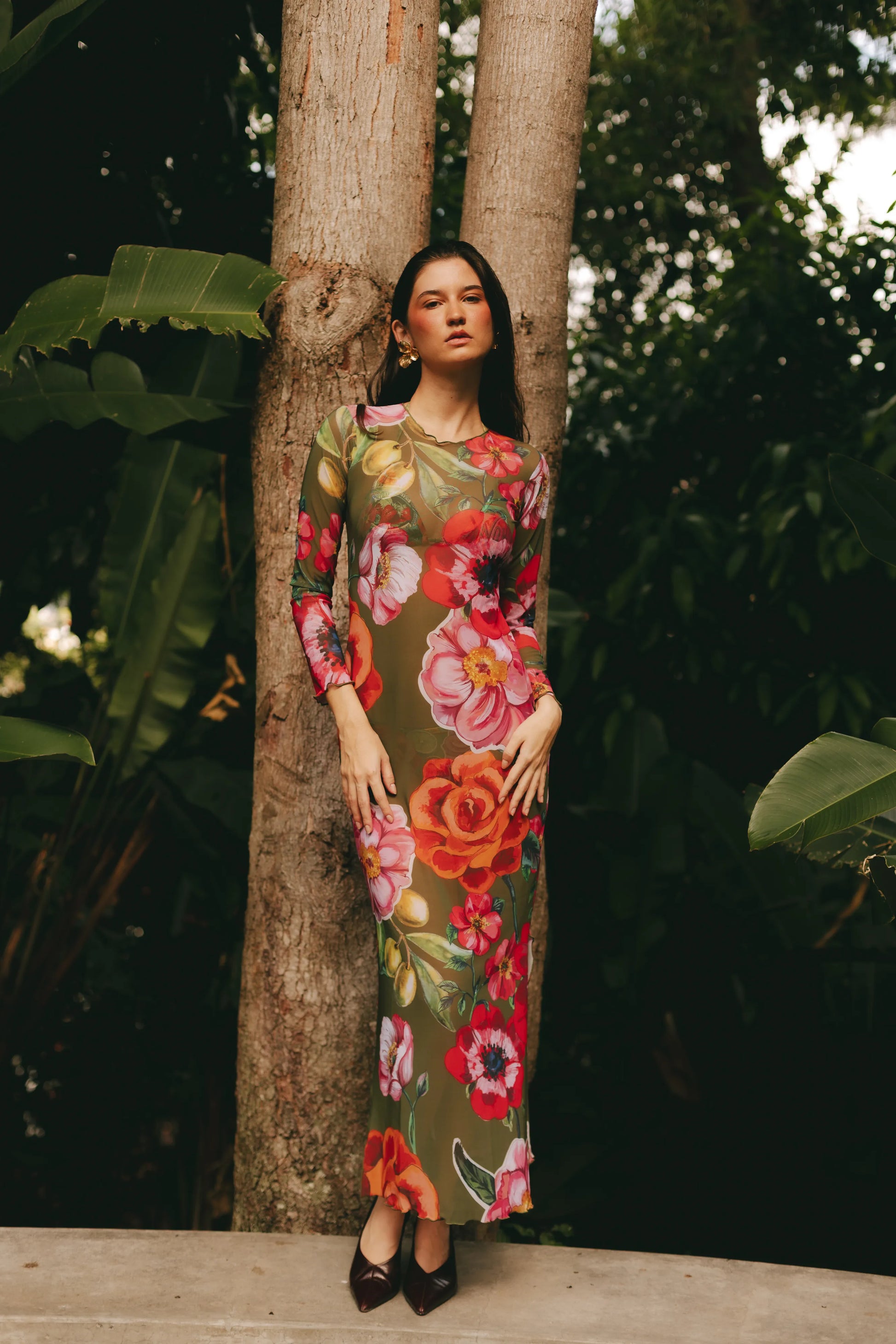 Vestido largo - mesh
