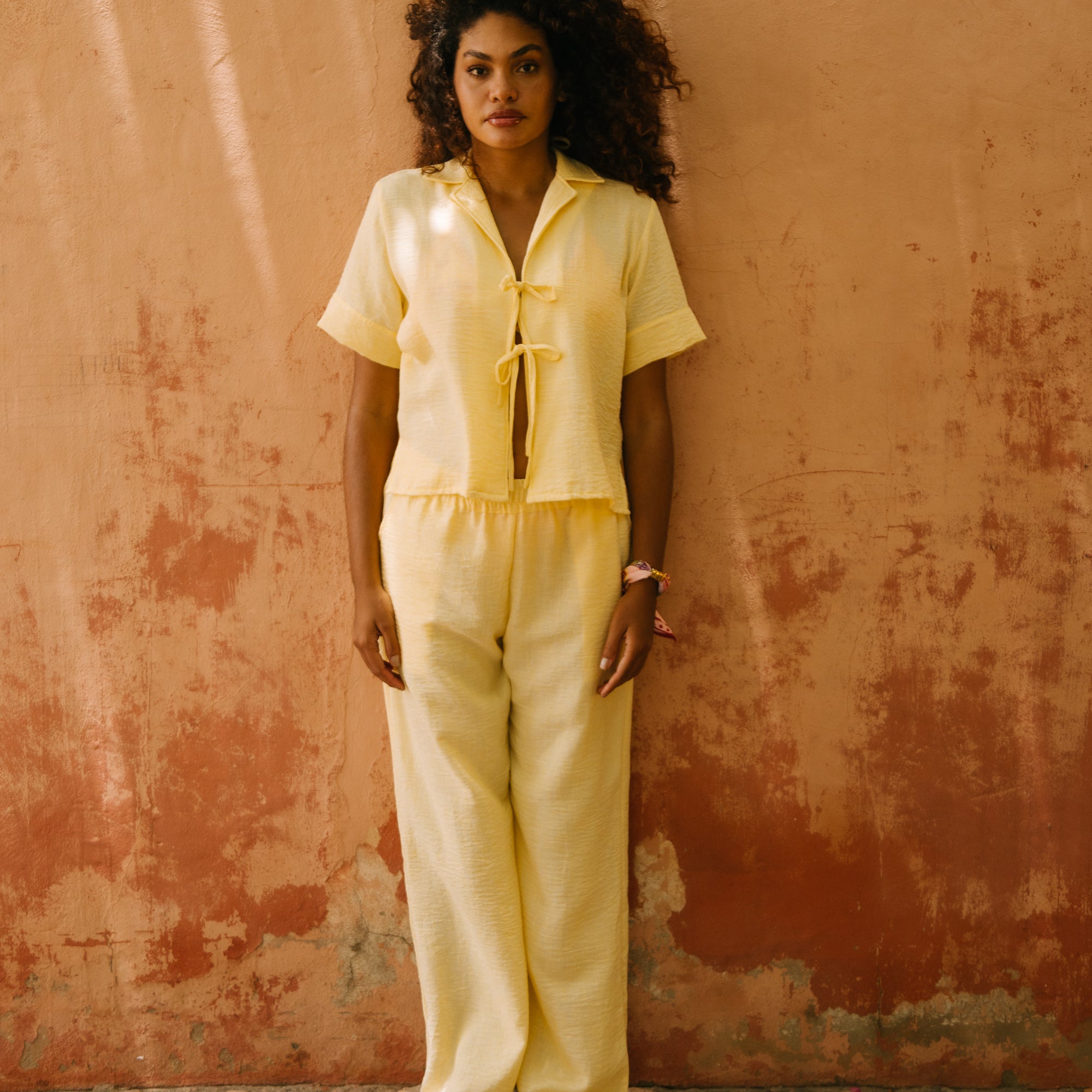 SET FIORA AMARILLO LAZOS