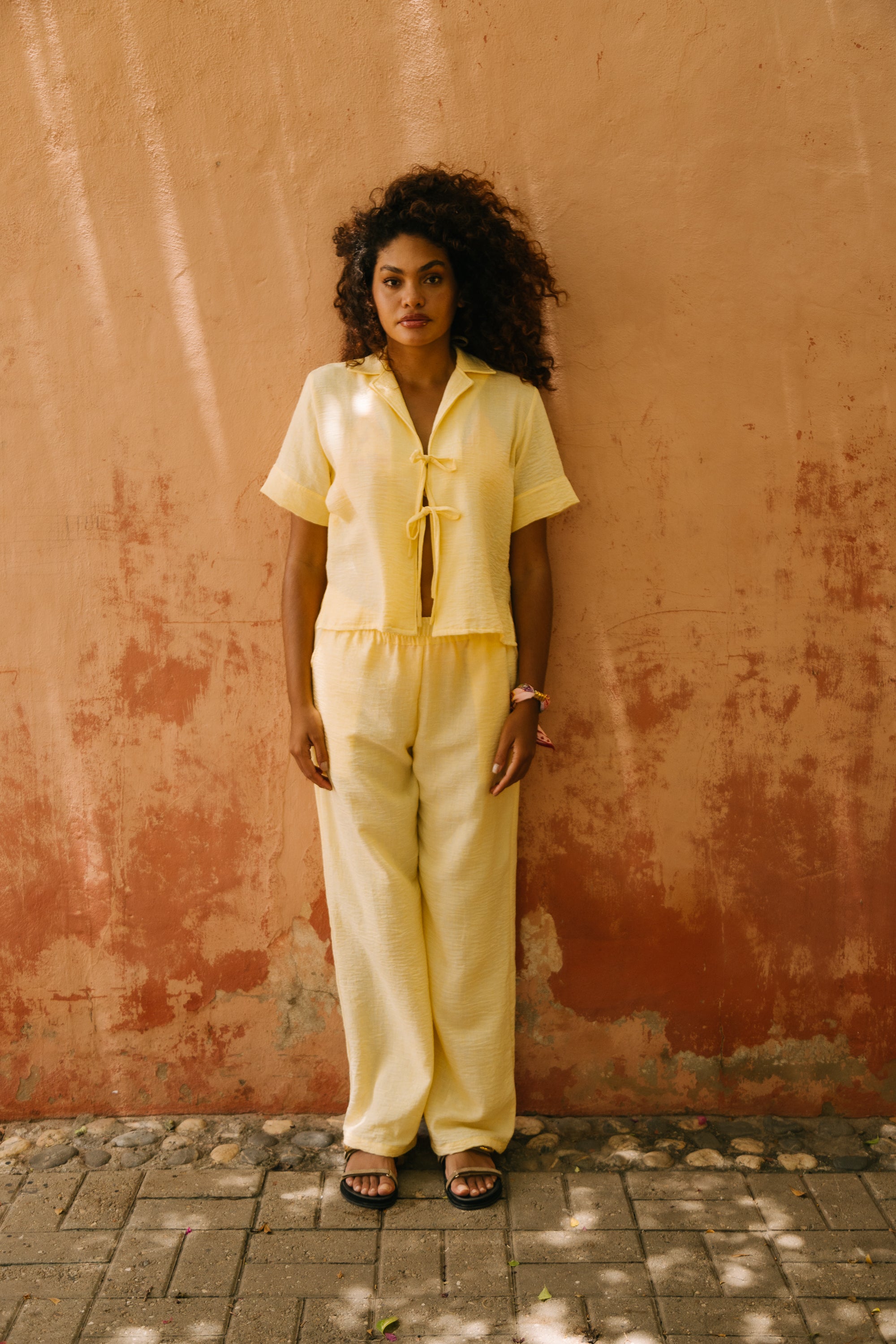 SET FIORA AMARILLO LAZOS